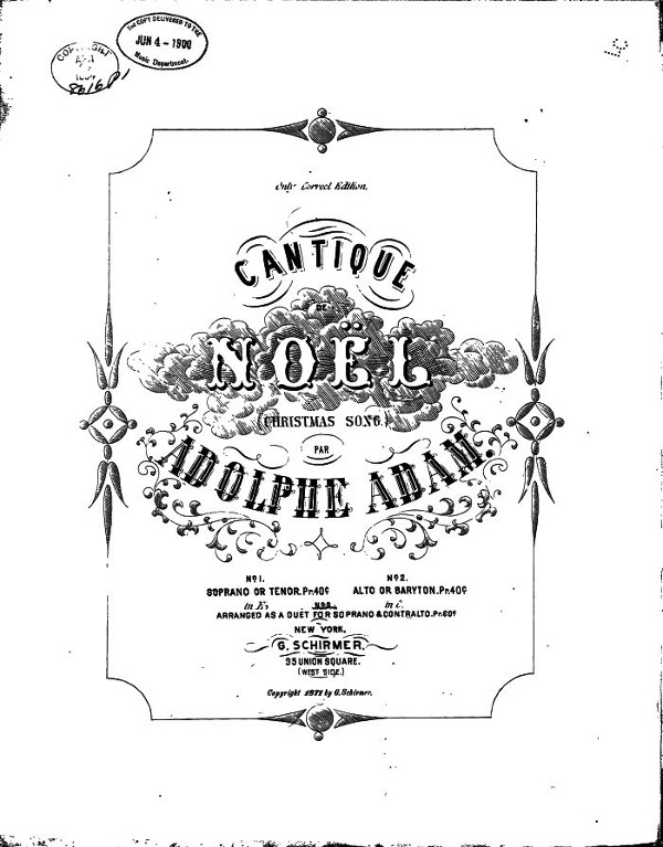 Sheet music for O Holy Night